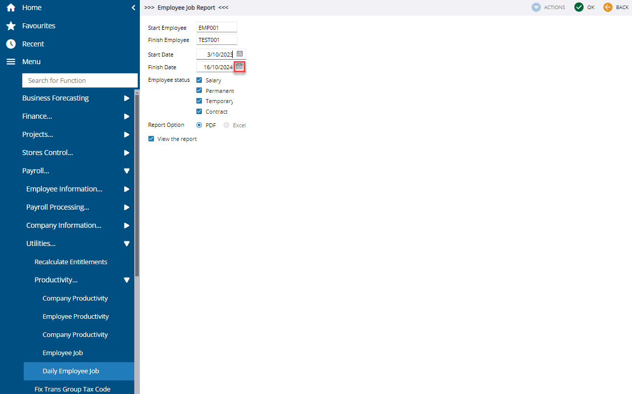 Trimble Jobfile Create Daily Employee Job Report | Trimble Help