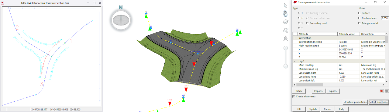 Intersect Figure Panel Intersection Task in Quadri | Trimble Help