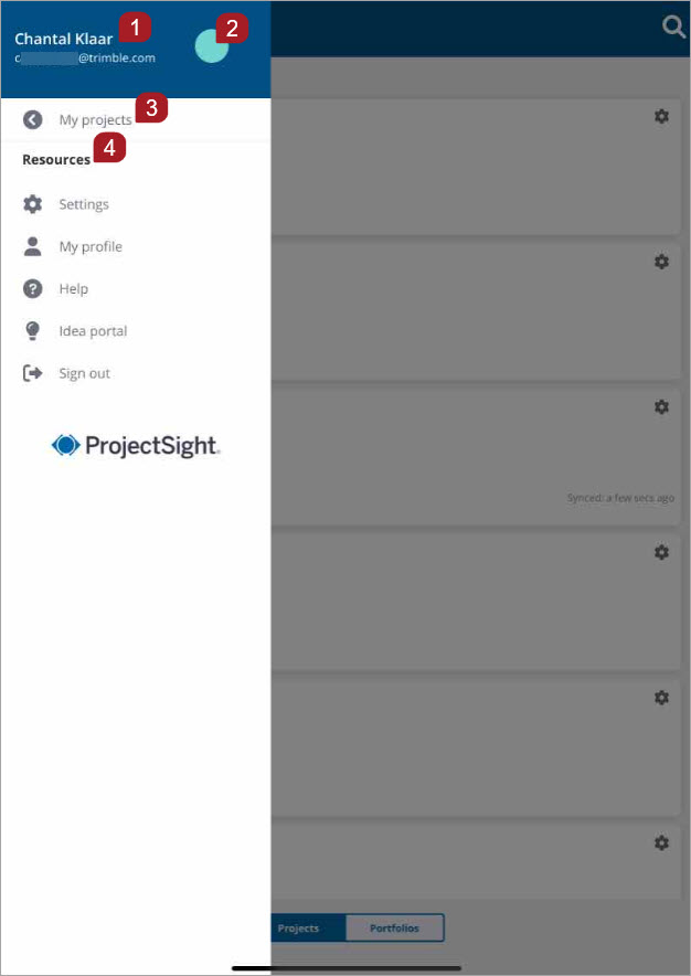 Project menu | Trimble Help