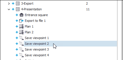 Viewpoint Features Distance Table Save Viewpoint | Trimble Help