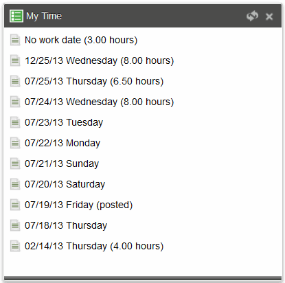 My Time Log In My Time Entry | Trimble Help